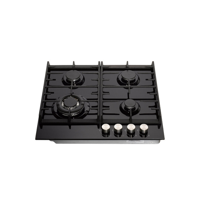 Teknix SCGH61B Gas Hob 60Cm Black Glass Teknix 