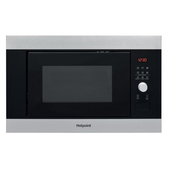 Hotpoint MF25G IX H built in Compact Microwave Oven - Inox