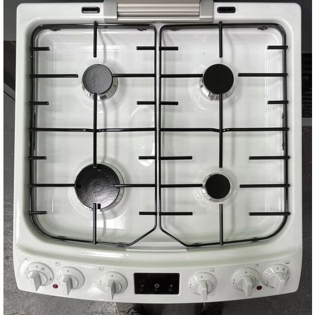 ZANUSSI ZCK66350WA 60 cm Dual Fuel Cooker - White - Graded