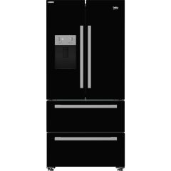 Beko GRNE360520DB Plumbed American Fridge Freezer - Graded