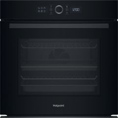 Hotpoint HOI4S8PM0BUK Built-In Electric Single Oven with Pyrolytic Cleaning - Black 