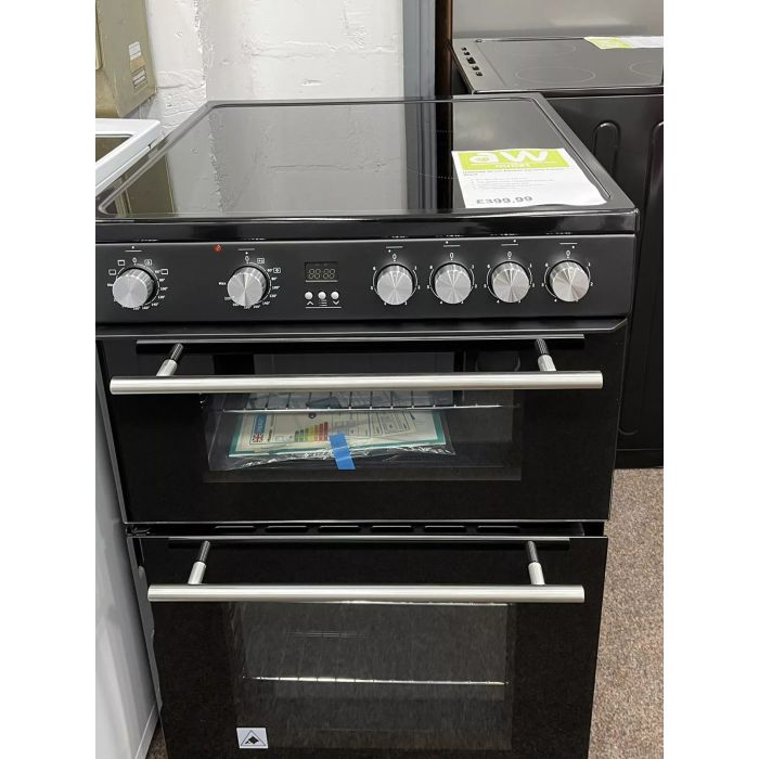Ceramic hob double oven cookers discount